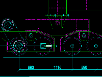 File cad Cẩu trục container 100 tấn tại cảng nước sâu